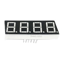 14mm 4'lü Ortak Anot Display - Kırmızı