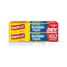 Koroplast Dev Ekonomi Buzdolabı Poşeti 3+1 Küçük 160'lı - 7 Adet Tarı