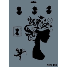Mey İthalat Rich New Seri N-191 Stencil 35x25 Cm