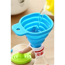 Mini Akordiyon Huni Katlanabilir Huni 7x7x9cm Silikon Diğer