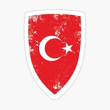 3 Türkiye Bayrak Sticker Oto Etiket Araba Yapıştırma 15Cm