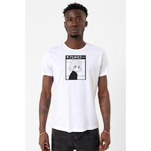Hunter X Hunter Anime Neferpitou Beyaz Erkek Bisikletyaka Tshirt 001