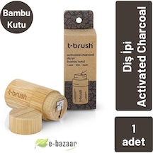 T-Brush Activated Charcoal Bambu Kutu Diş İpi - 30 metre