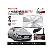 Hyundai Elentra Şemsiye Tip Ön Cam Güneşliği Katlanabilir Uv Korumalı Araç Cam Güneşlik