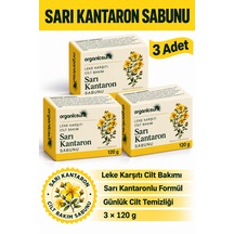 Organicsun Sarı Kantaron Sabunu 120 G X 3 Adet