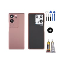 Vivo V29 Pro Uyumlu Arka Pil Kapağı Kırmızı + Montaj Seti Çok Renkli
