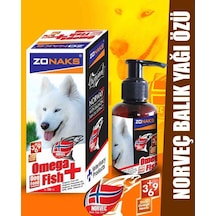 Zonaks Köpekler İçin Norveç Balık Yağı Omega Fish 100 ML