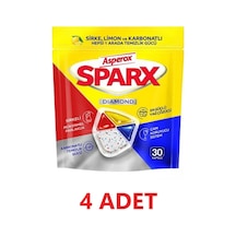 Asperox Sparx Bulaşık Makinesi Deterjanı 4 x 30 Tablet