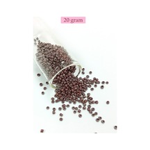 Dökme Cam Kum Boncuk 8/0 3 Mm - 20 Gram - Parlak Koyu Kestane -