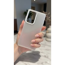 Samsung Uyumlu Galaxy S25 Ultra Kılıf Buzlu Saydam Sararmaz Elde Kaymaz Kamera Çıkıntılı Kapak