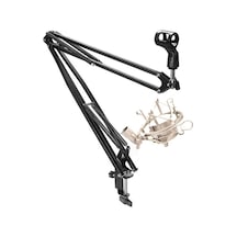 Lastvoice NB40 Pro Mikrofon Standı + SHM-02 Metal Shock Mount (50x50 Büyük Boy)