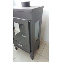 Pelet Sobası 3 Camlı Pelet Sobası Fırınsız Dorello Pelet Sobası