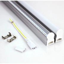 Cata Ct-2466 T5 Bant Armatürü Eklenebilir Anahtarlı 5w Ledli Beyaz Kasa Günışığı 3200k 31cm Beyaz