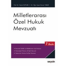 Milletlerarası Özel Hukuk Mevzuatı Prof. Dr. Necla Öztürk,dr. Öğr. Üyesi Güven Yarar