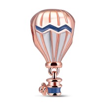 Fubena Rose Renkli Sıcak Hava Balonu Charm Gümüş
