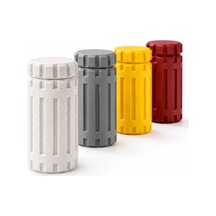 Vidalı Saklama Kutusu Mini Taşınabilir Organizer Kapsül Kutu Sert Plastik Çok Amaçlı Saklama Kabı Çok Renkli