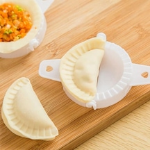 3lü Hamur Kesme Kalıbı Seti Çiğ Börek Mantı Poğaça Ravioli Hamur Şekillendirme Aparatı