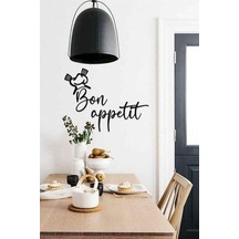 Tr Bon Appetit Yazılı Dekoratif Ahşap Tablo Genel
