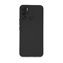 Tecno Pova Neo Kılıf Nano İçi Kadife Silikon - Siyah