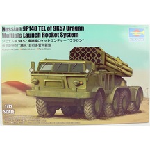 Trumpeter 07180 1/72 Ölçek, Rus 9p140 Kamyon Ve 9k57 Uragan Çoklu Füze Sistemi, Plastik Model Kiti-55675
