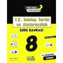8.Sınıf LGS T.C İnkılap Tarihi ve Atatürkçülük Soru Bankası- Üçgen Akademi