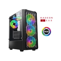 Xaser XSR790 i7-4770 16 GB 256 GB M.2 NVMe SSD 8 GB RX580 Free Dos Masaüstü Oyuncu Bilgisayarı