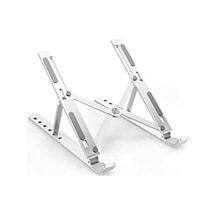 Macbook Laptop Bilgisayar Standı Notebook Özel Yükseltici Stand Tablet Tutucu Ayarlı Metal Metal Stand