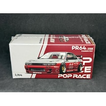Pop Race Pandem Silvia S13 Moontech Red 258 1/64