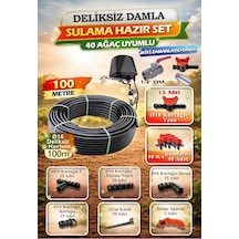 Akıllı Damla Sulama Seti 100m Wifi + Otomatik Zamanlayıcı Dahil 16mm Pe Hortum 40 Damlatıcı Hs0033 Genel