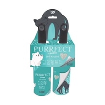 Purrfect Tüy Toplama Rulosu 2x100 Yaprak Green