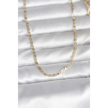 CM 14k Gold Renk Yassı Zincir Model 60 CM Kadın Kolye Tj-bko Tdrtr 48654705