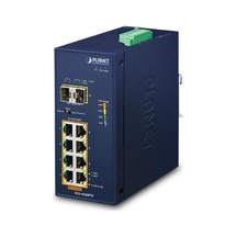 Planet Pl-ıgs-1020ptf 8 Port Gigabit Poe+ 2 Port Sfp 240w Poe Endüstriyel Yönetilebilir Switch