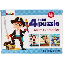 Eolo Sevimli Korsanlar 4 Mini Puzzle 30 Parça