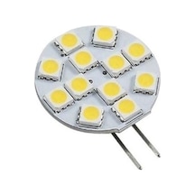 12 Led'li G4 Ampul Yan Günışığı 12-24V