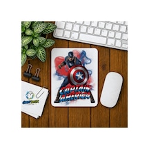 Kaptan Amerika Baskılı Oyuncu Mousepad 0111