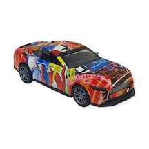 Çek Bırak Grafity Araba Metal -k174c1 - Kırmızı Siyah