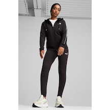 Puma Metallic Tracksuit Siyah Kadın Eşofman Takımı - 683046 01 Siyah