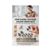 Hobi Makine Uyumlu Hss Mini Testere Disk Seti 6 Parça - Ahşap Metal Kesici Gravür Ucu 723176 Mybest-