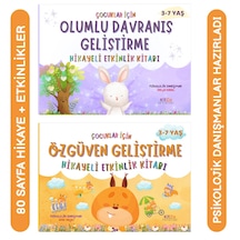 3-7 Yaş Arası Çocuklar İçin Özgüven Ve Olumlu Davranış Geliştirme Etkinlikli Hikayeler Seti 2 Kitap