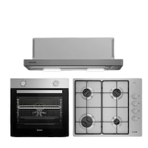 Arçelik AFM 130 - OMD D 611 EI - P 171 TI Inox Ankastre Set