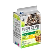 Perfect Fit Kümes Hayvanlı Kısırlaştırılmış Yetişkin Kedi Maması 6 x 50 G