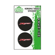 Yamaha R25 Uyumlu 1 Koruma Takozu İkili Damla Sticker Çok Renkli