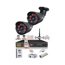 IDS DS-2015HD-SET2-320-BLACK 2 Kameralı 1080P Full HD 5 MP Sony Lensli Kamera Seti - 2015