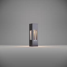 Fonelight Aka Modern Bahçe Aydınlatma Antrasit 35 Cm Antrasit