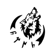 Göktürkçe Türk Sticker Göktürk Kurt Sticker Araç Sticker (367350174)