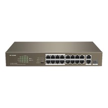 IP-Com F1118P-16-150W 16 PORT 10/100 + 2XRJ45/1X1GB SFP Combo 150W Poe Switch