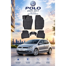 Volkswagen Polo 2009-2017 Aracınıza Özel Üretim Havuzlu Paspas Takımı A+ -mod-