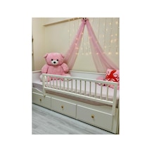 Divan 150x50 Beyaz Bariyer - Hemnes Divan Uyumlu Geçmeli Yatak Bariyeri, Trabzan, Korkuluk Beyaz - 736217559