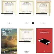 Kumarbaz + Beyaz Geceler + Otekı + Martın Eden + Genc Werther In Acıları + Fahrenheıt 451 6set