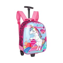 Bagacar Mn Unicorn Tekerlekli Kız Çocuk Sırt Çantası